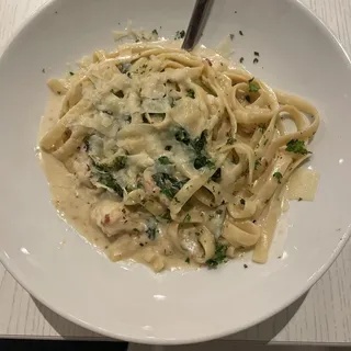 Gulf Shrimp Rockefeller Pasta