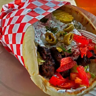 Kabab gyro - a nice addition to other traditional fillings