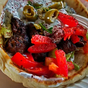 Kabab gyro - a nice addition to other traditional fillings