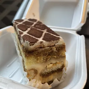 Tiramisu - very heavenly, not too sweet and very light. I love it!!