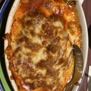 Noah's chicken Parmigiana en casserole