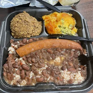 Red Beans Rice and Sausage