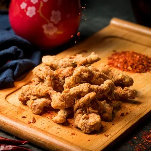 chicken wings and fried chicken