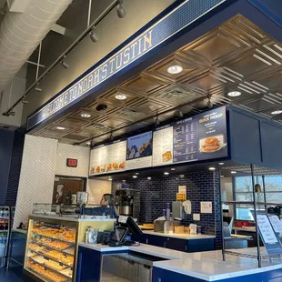 the inside of the restaurant