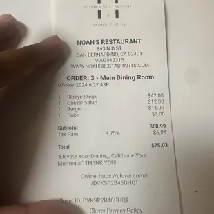 Proof of our purchases