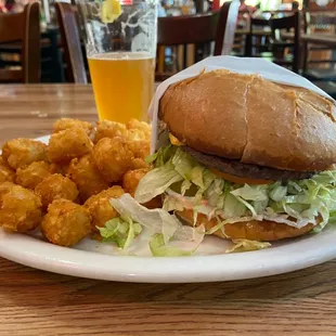 Burger and tota