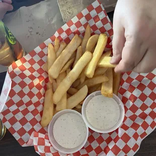 Small fries ($4) a good size!