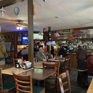 people sitting at tables
