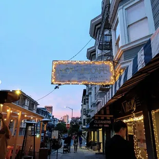 Front  entrance and patio of restaurant