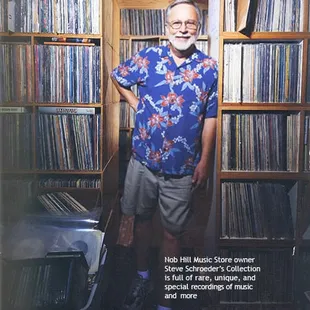 Owner, record collector Steve Schroeder owns over 30,000 LP's