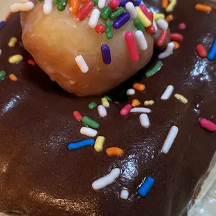 This donut looks scrumptious but sadly was too dry and dense for my taste.