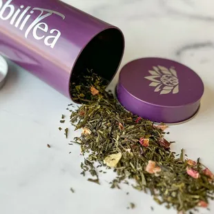 a cup of tea next to it