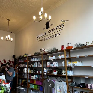 the interior of noble coffee and roastery