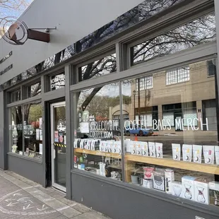 the outside of the store