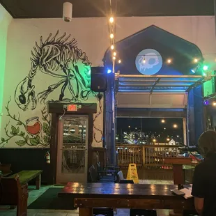 Cool art at Noble Creature Ale! Love this place!!