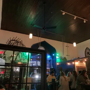 he interior of a restaurant