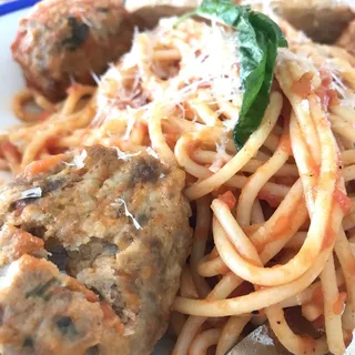 Spaghetti  Meatballs