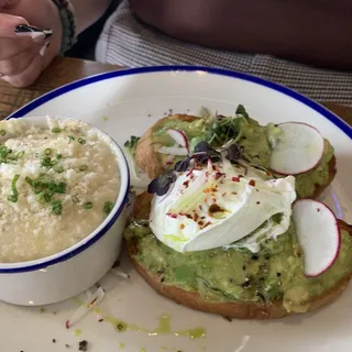 Avocado Toast  Eggs