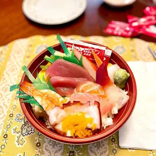 Chirashi bowl | $14.75