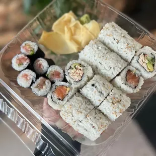 sushi and sashimi, food, sashimi, sushi