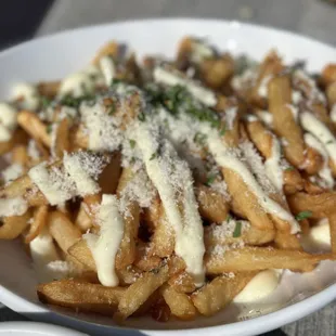 Truffle parm fries