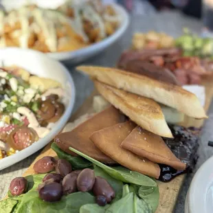 Charcuterie board was delicious.