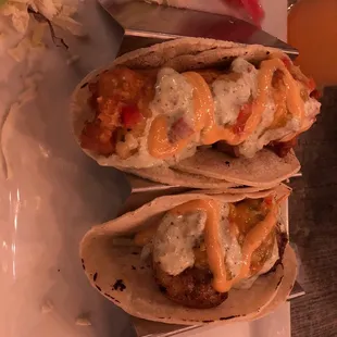 Shrimp tacos