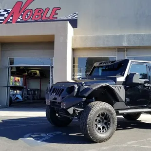 New Jeep with Fab Four Grumper and fenders