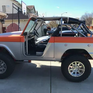 Classic bronco done up by the Noble Crew