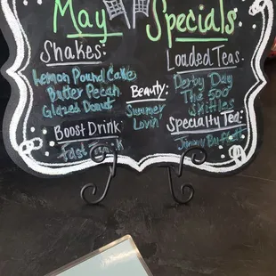 New flavors for May.