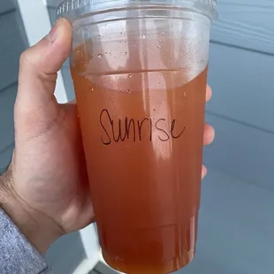 Sunrise energy tea