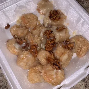 Honey Walnut Prawns