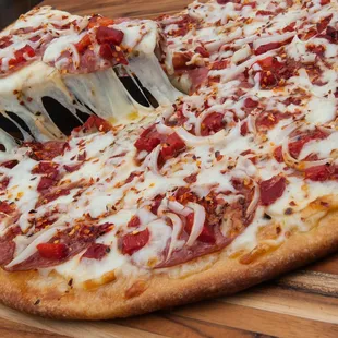 Fresh made pizza
