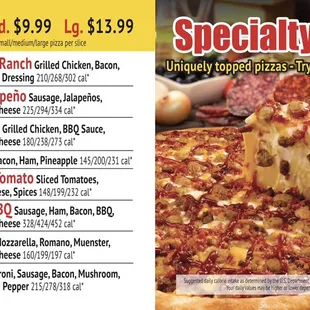 Specialty Pizzas