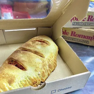 Fresh Calzones from scratch! Made fresh daily!
