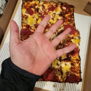 $30 deep dish as deep as a pan pizza from the hut