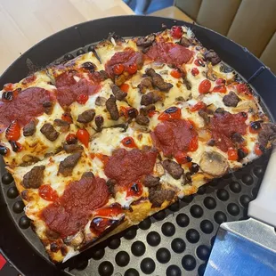 Medium deep dish Yucatan Sunset