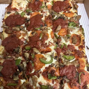 The works Sicilian deep fish