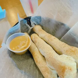 3 Breadsticks and 1 Dip