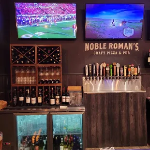 The bar is great to sit at