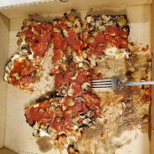 Noble Romans deep-dish with MUSHROOMS!