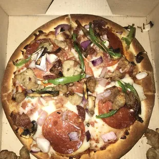 Works individual pizza