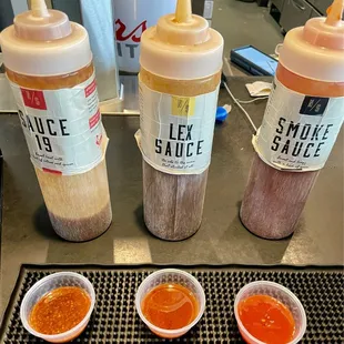 Sauces were OK. Nothing special