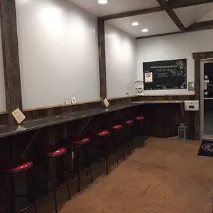 Front part of the tap room