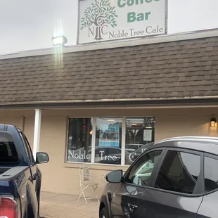 Storefront, between Slice of Heaven Pizza &amp; Ulbrich&apos;s Hometown Bakery. Across street from Speedway Cafe Gas Station.