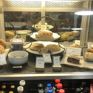 Yummy pastry display. Homemade by owner &amp; 1 or 2 others locally.