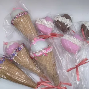 Ice cream pops &amp; cakepops
