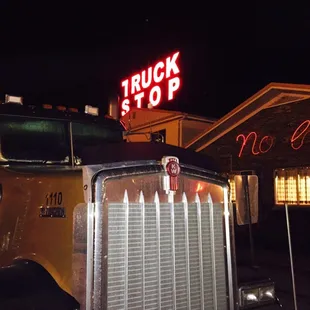 Parked at the front door!