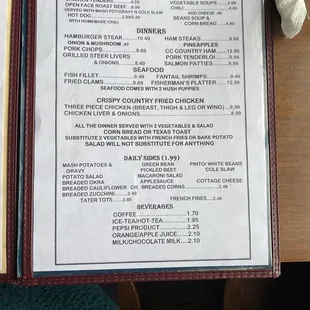 Favorites, Dinner Platters, etc.