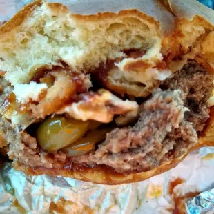 Inside my Fillers' sweety burger